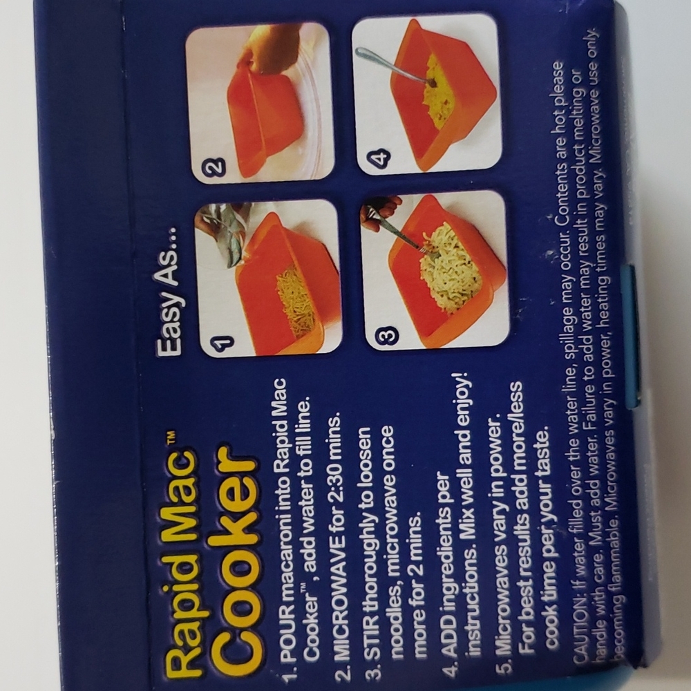 Rapid Mac Cooker Microwave Macaroni & Cheese - Picture 4 of 5